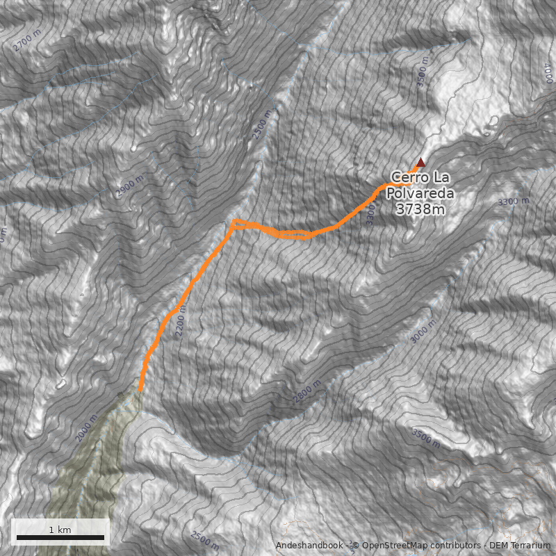 Mapa Directa por Agua Larga