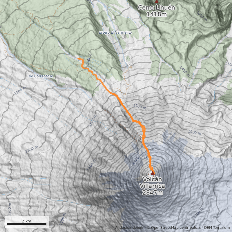 Mapa Normal por Cara-filo Noroeste