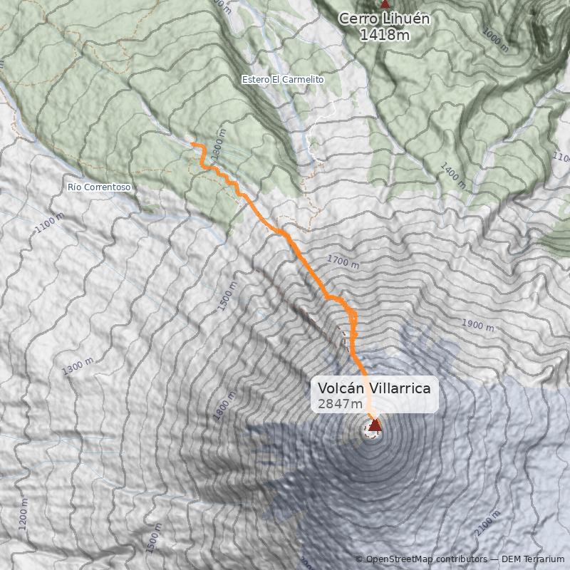 Mapa Normal por Cara-filo Noroeste