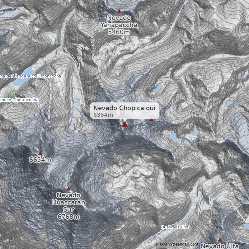 Mapa Normal, filo suroeste