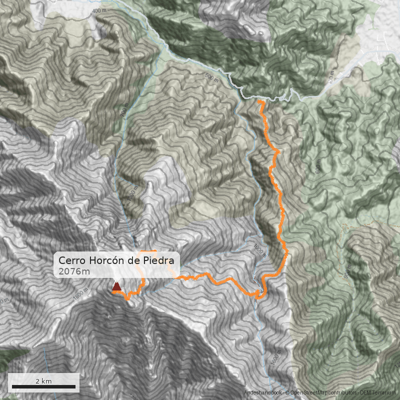 Mapa Normal por Cuesta el Cepillo