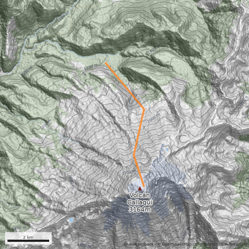 Mapa Pangue