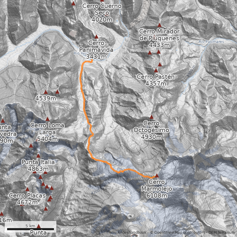 Mapa Estero Salinillas