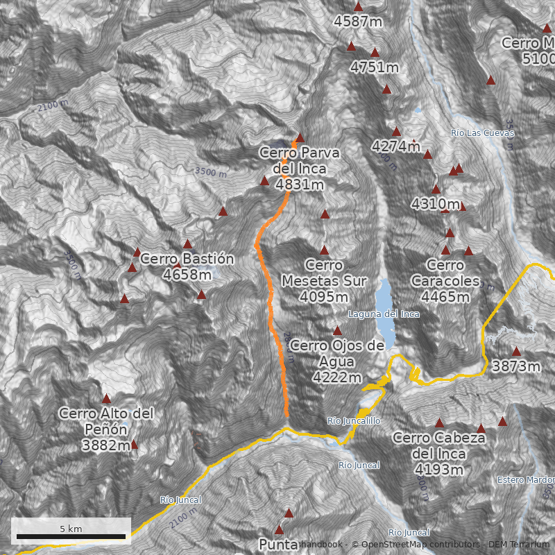 Mapa Ruta de Hielo