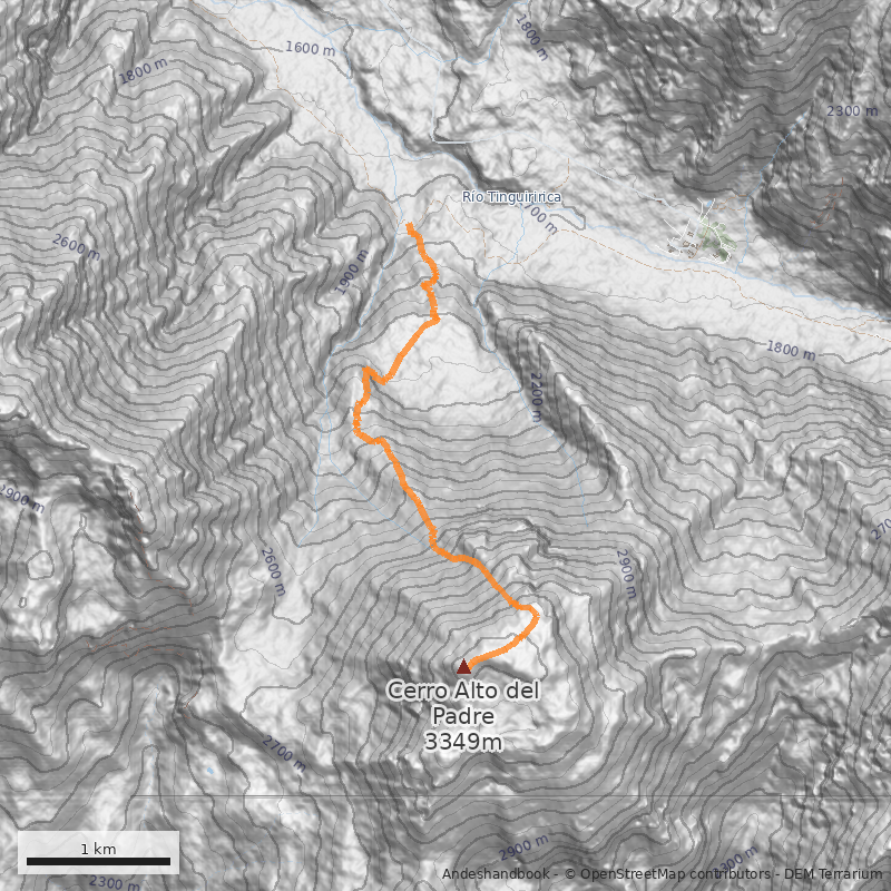 Mapa Normal, cara oeste