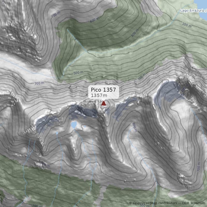 Mapa Normal, cara sureste