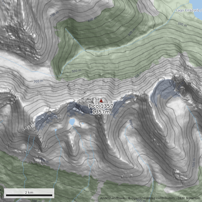 Mapa Normal, cara sureste