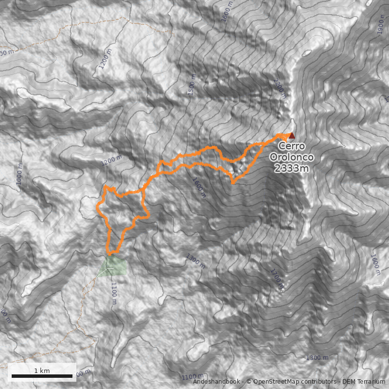 Mapa Normal por Baños del Parrón