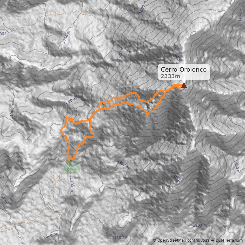 Mapa Normal por Baños del Parrón