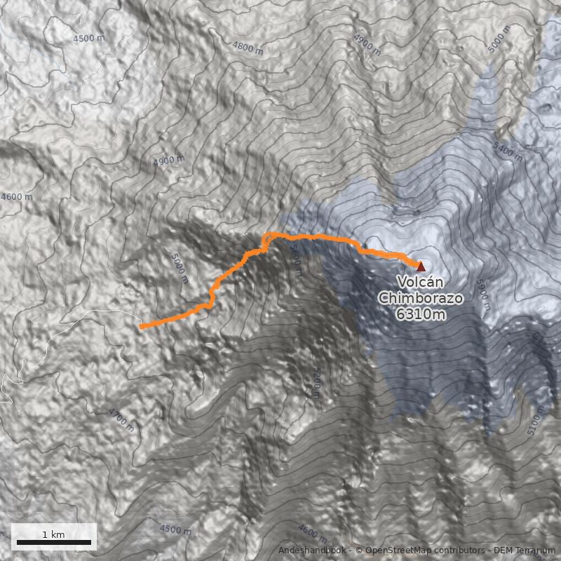 Mapa Arista occidental