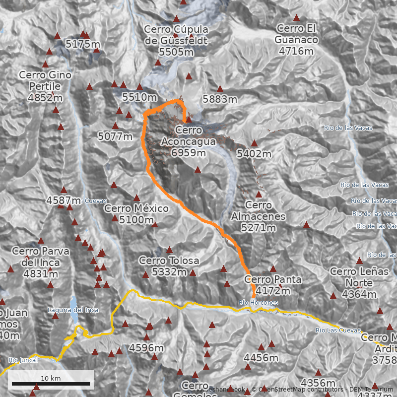 Mapa Normal - Cara Norte