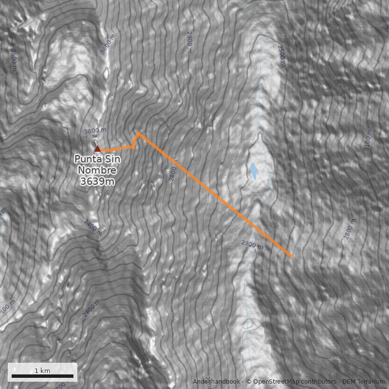 Mapa Lo que la Montaña se llevó