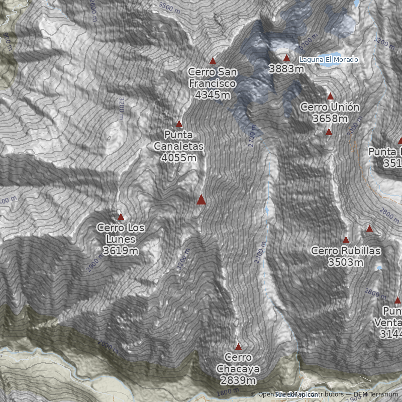 Mapa Lo que la Montaña se llevó