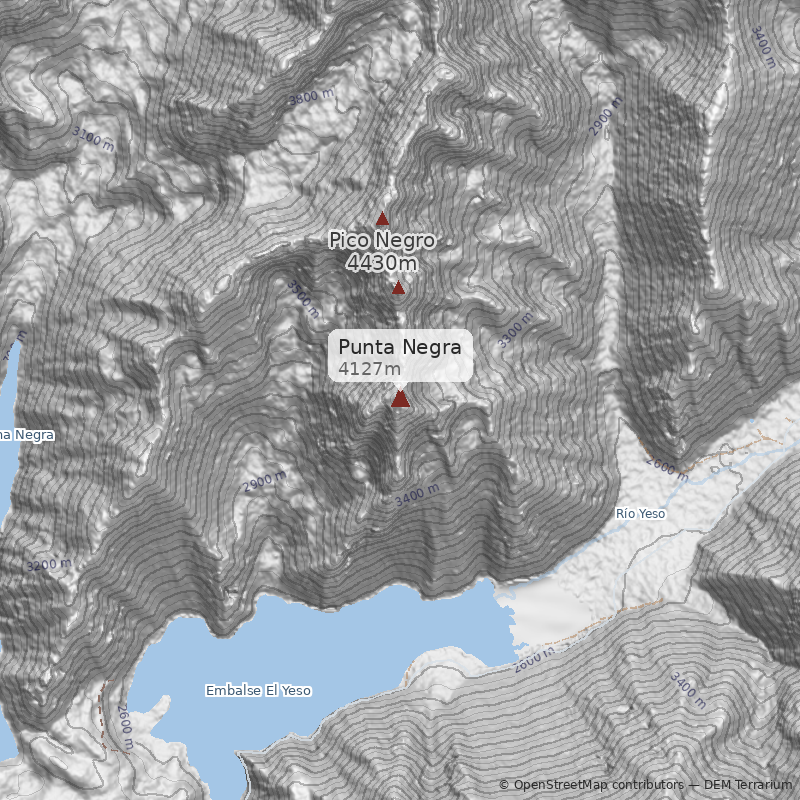Mapa Canalón Central