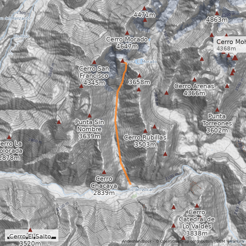 Mapa Canaleta del Rincón