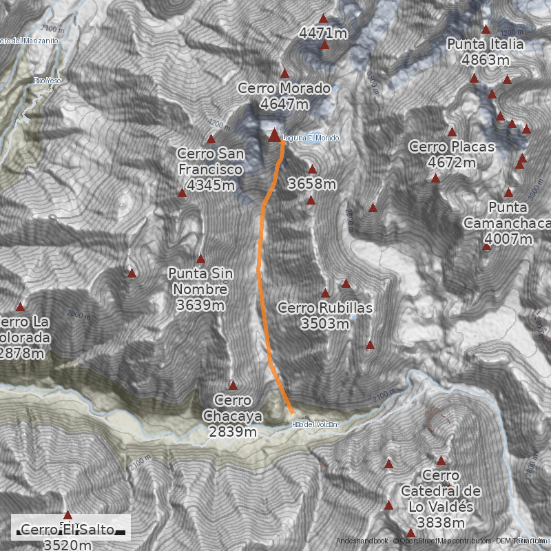 Mapa Canaleta del Rincón