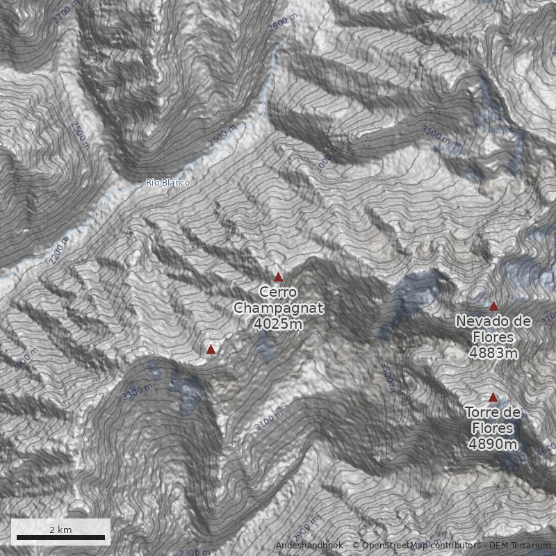 Mapa Filo Norte (Cumbre Noroeste)