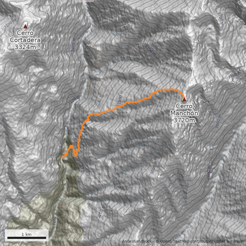 Mapa Cara Oeste