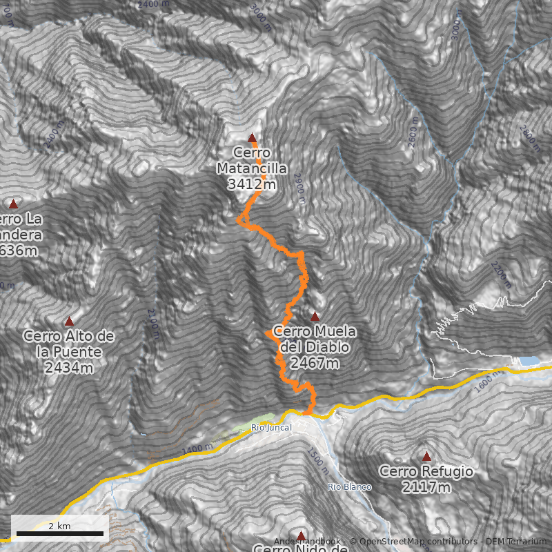 Mapa Cara Sur