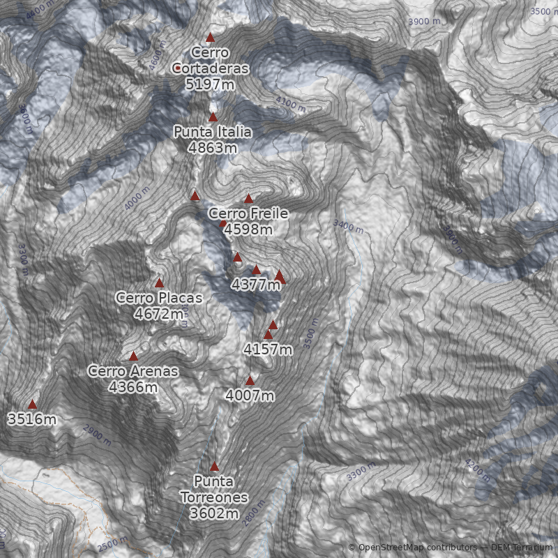 Mapa Directa cara Sur