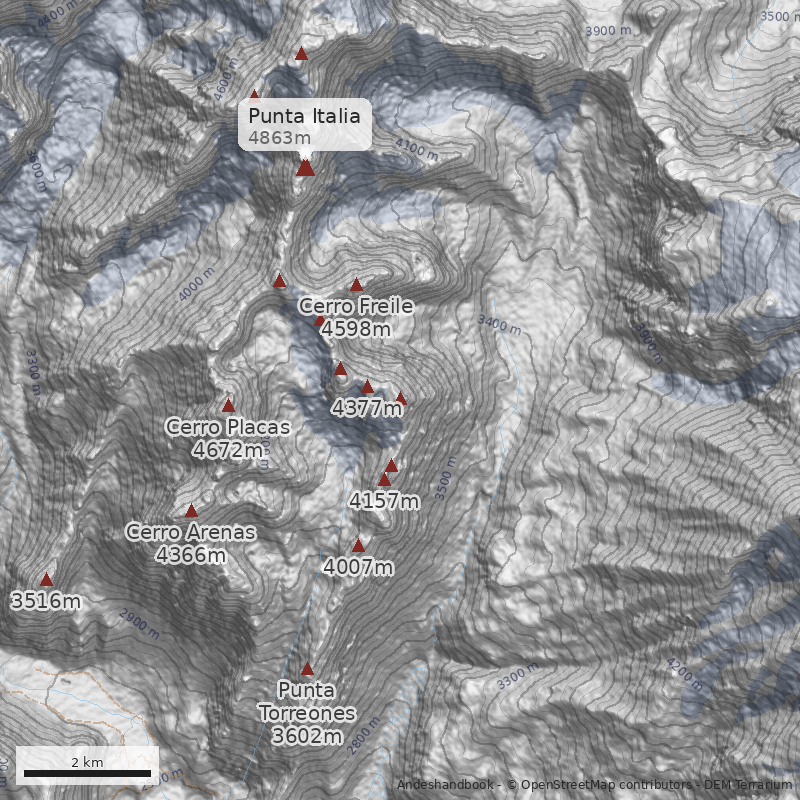 Mapa Directa cara Sur