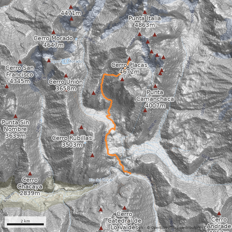 Mapa Cara Oeste / Filo Sur