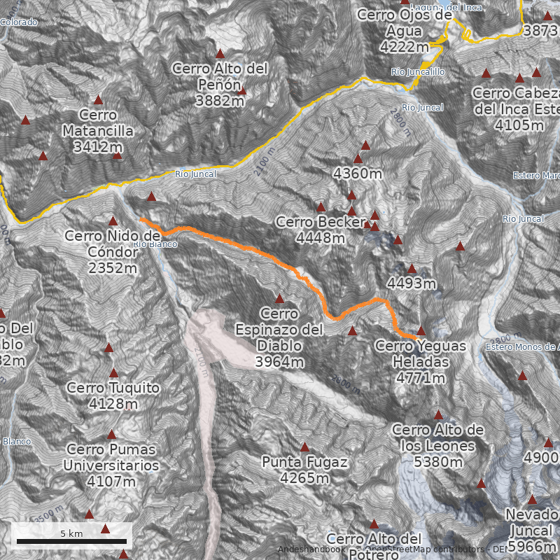 Mapa Normal, cara oeste