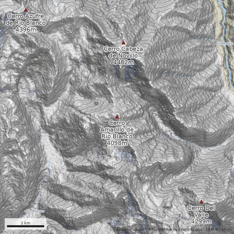 Mapa Directa Filo Oeste