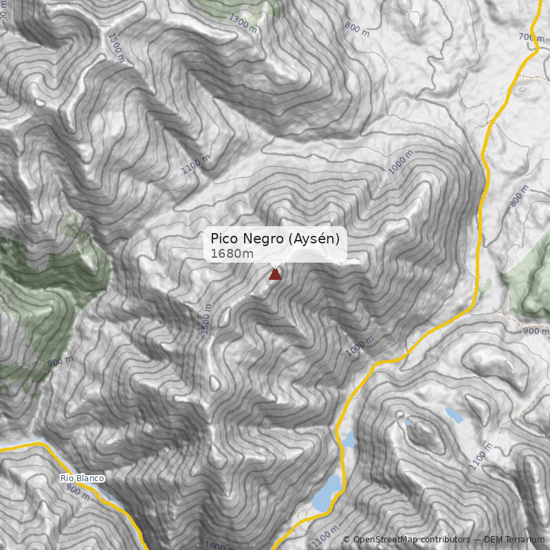 Mapa Directa Ladera Este