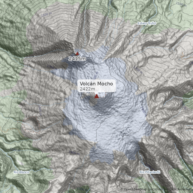 Mapa Cara noroeste por Caunahue