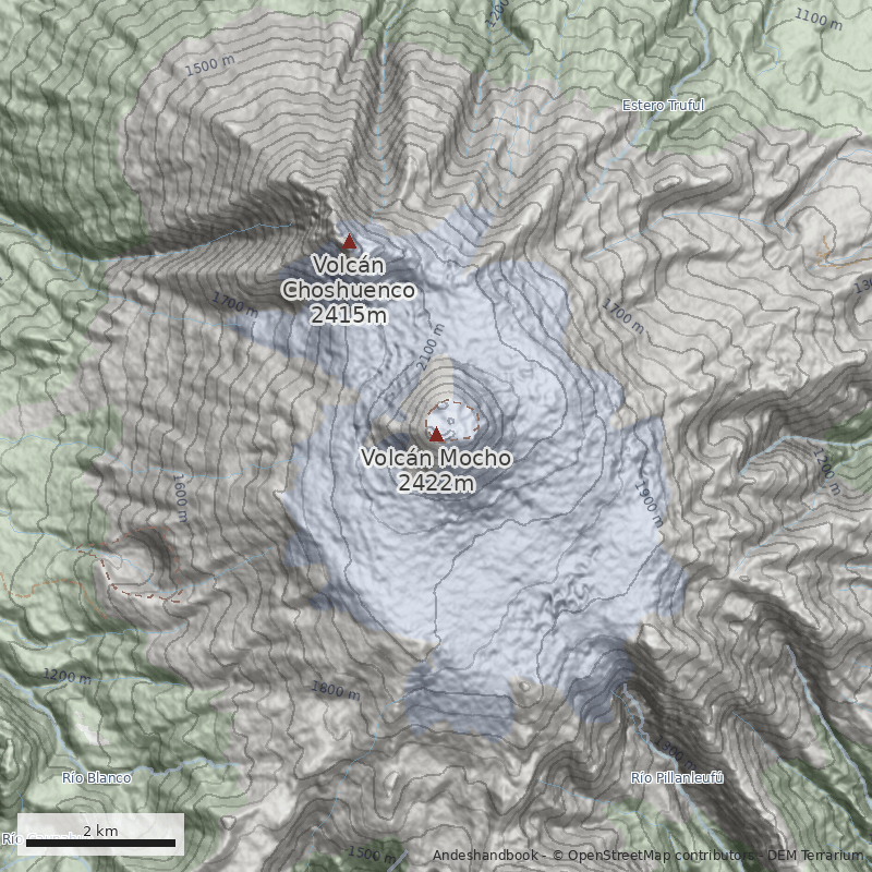 Mapa Cara noroeste por Caunahue