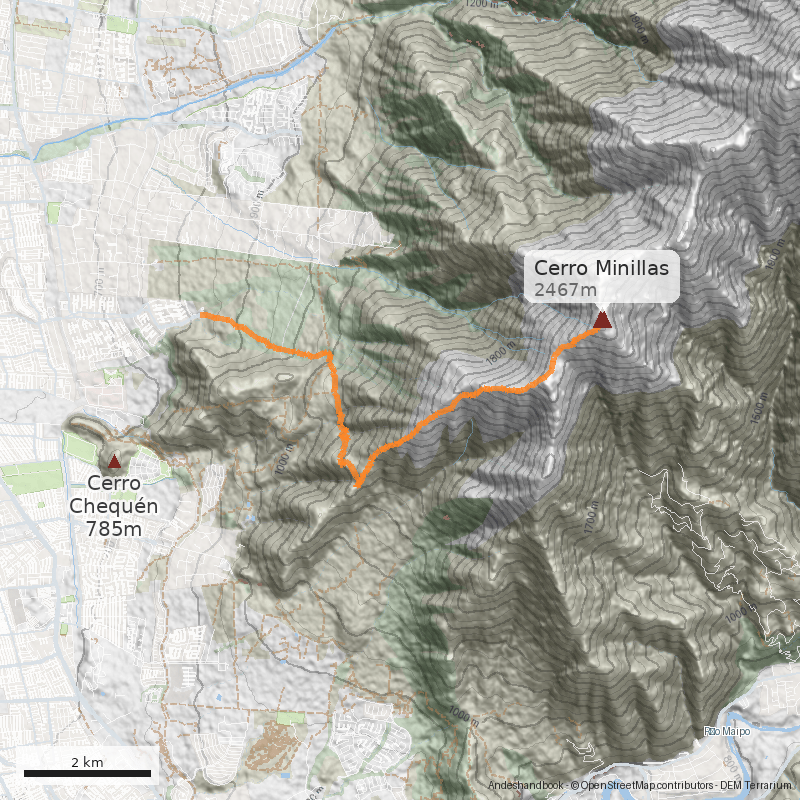 Mapa Normal por colegio Pablo Apóstol