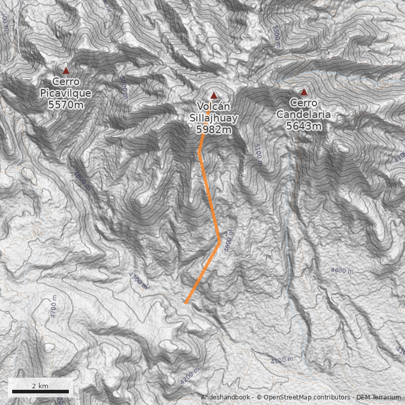 Mapa Llareta Quemada