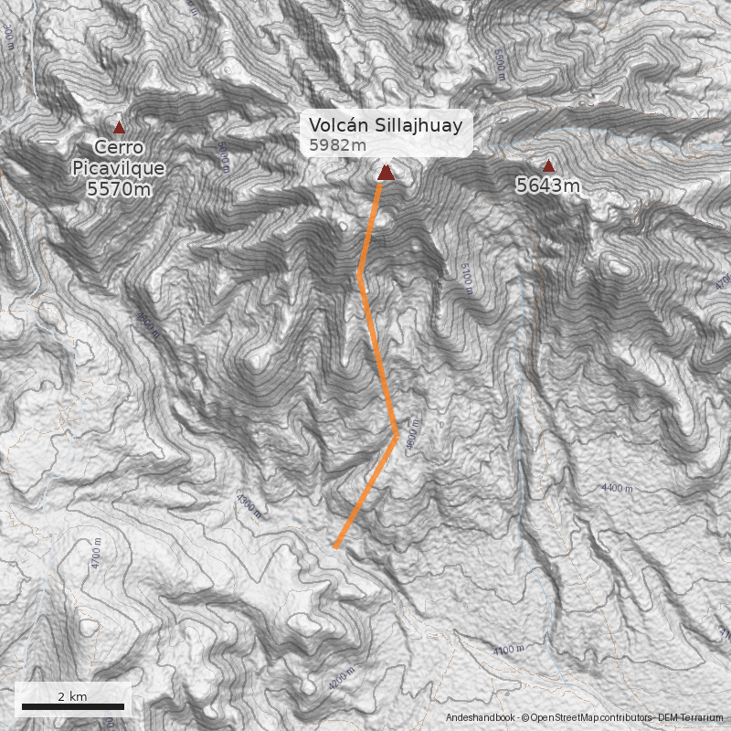 Mapa Llareta Quemada
