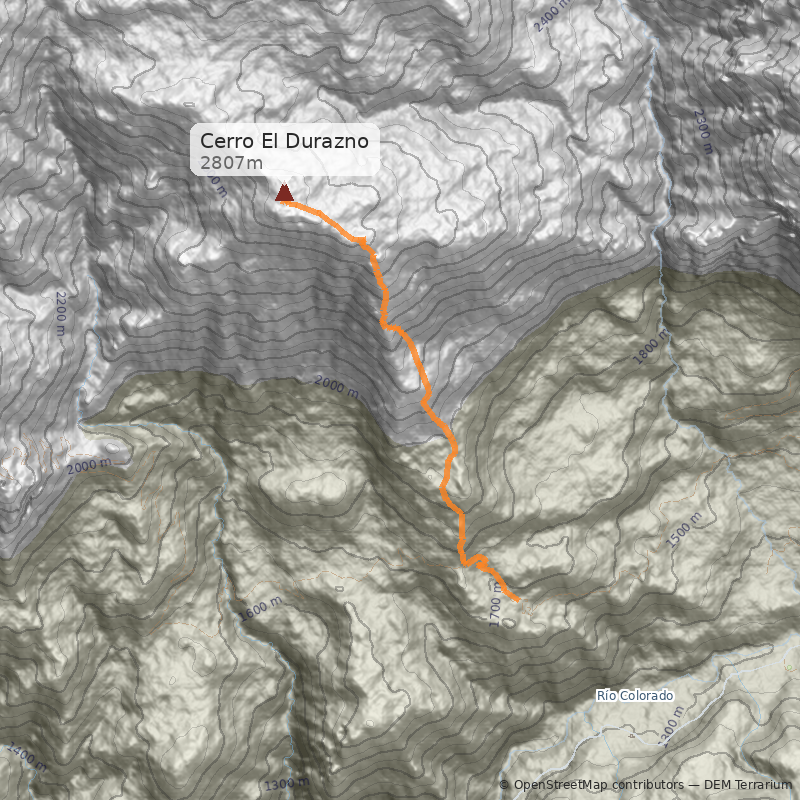Mapa Normal desde el Alfalfal