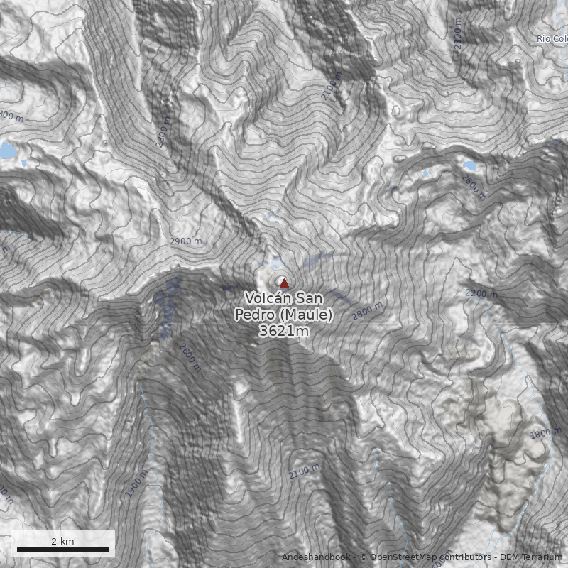 Mapa Valle del Pellado