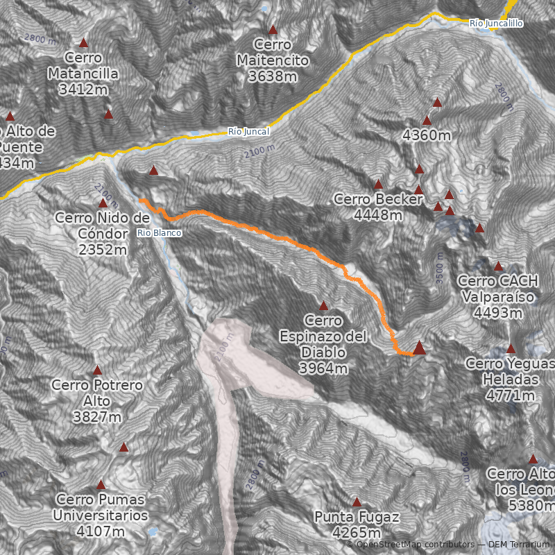 Mapa Norte por La Polvareda