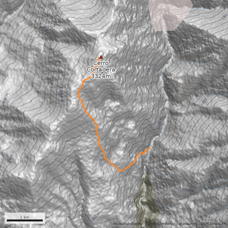Mapa Normal por el sur