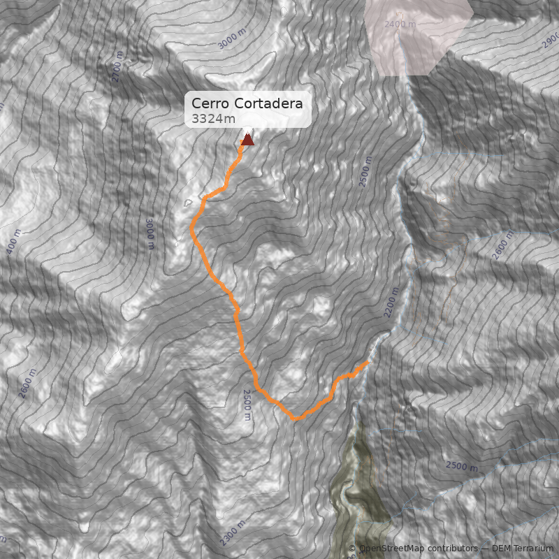 Mapa Normal por el sur