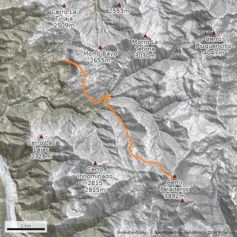 Mapa Normal por estero Palitos