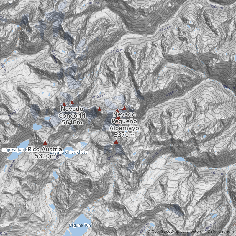 Mapa Directa Cara Oeste
