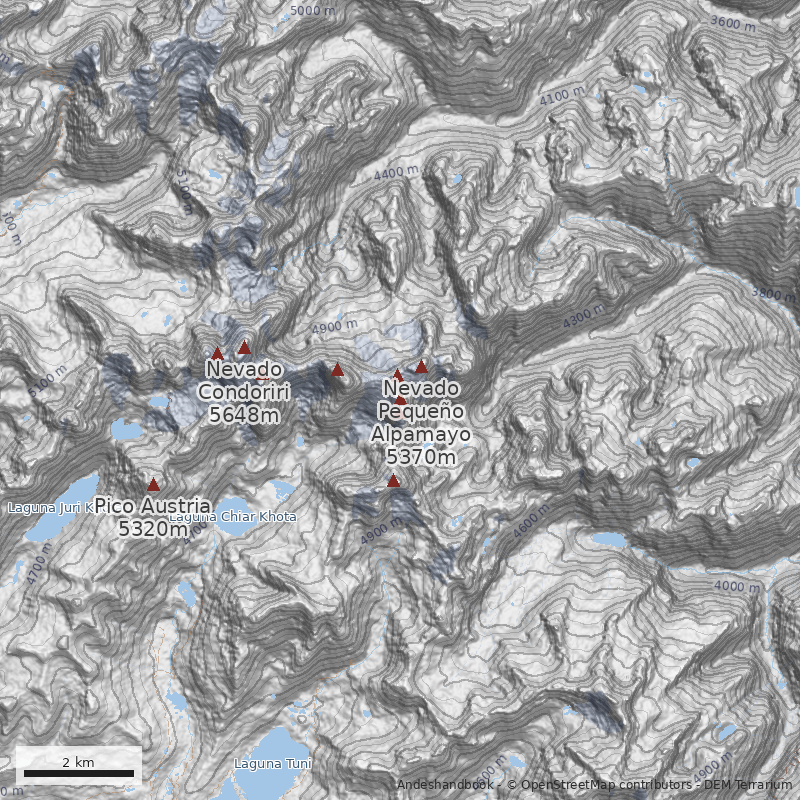 Mapa Directa Cara Oeste