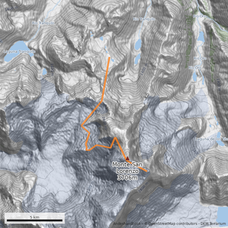 Mapa Ruta De Agostini
