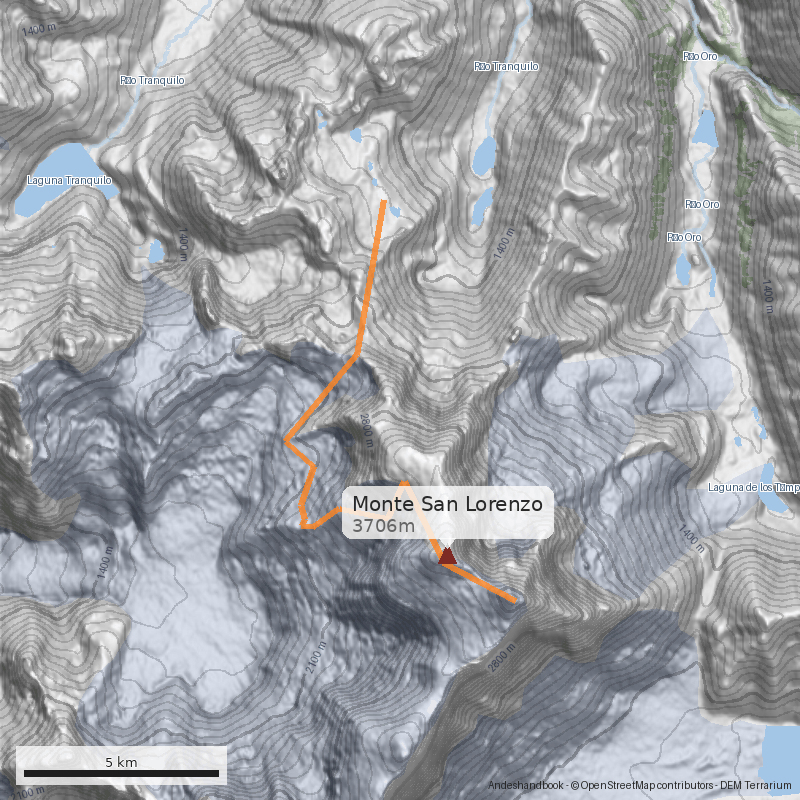 Mapa Ruta De Agostini