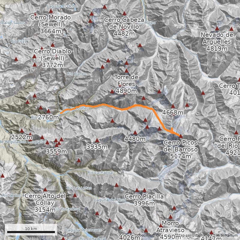 Mapa Cara Oeste