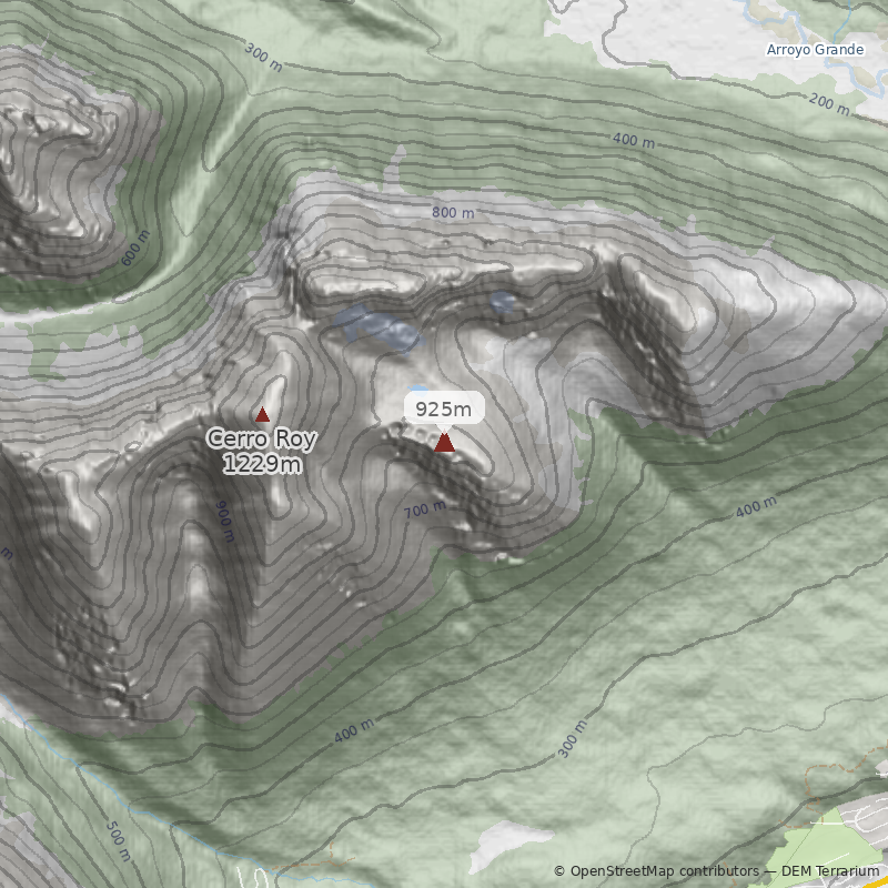 Mapa Normal - Laguna Margot