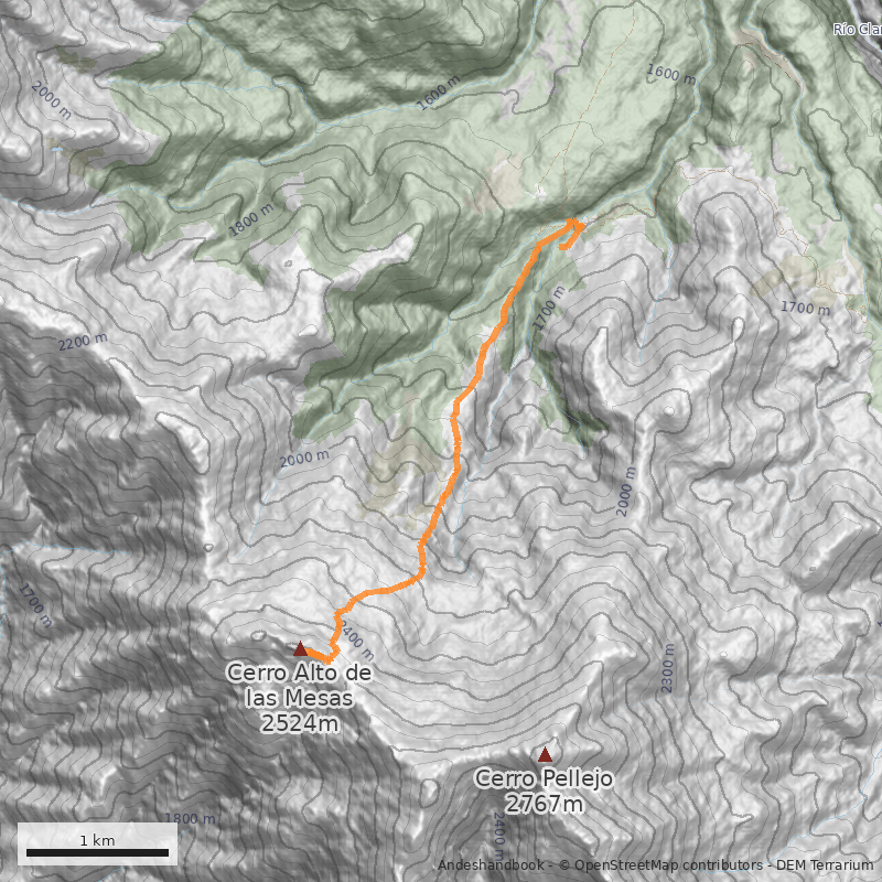 Mapa Normal desde el Manzano