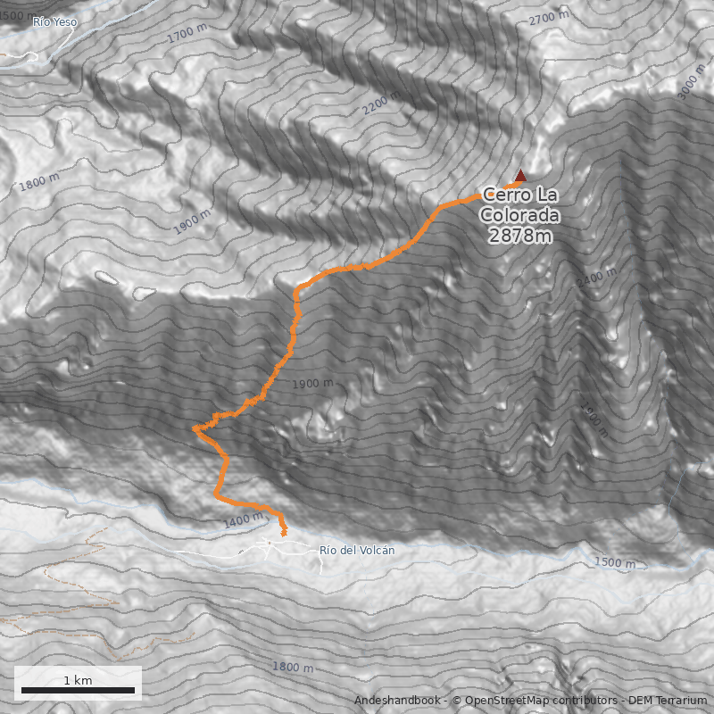 Mapa Normal desde el Volcán