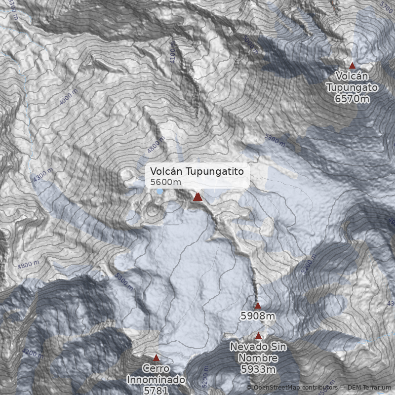 Mapa de los Glaciólogos