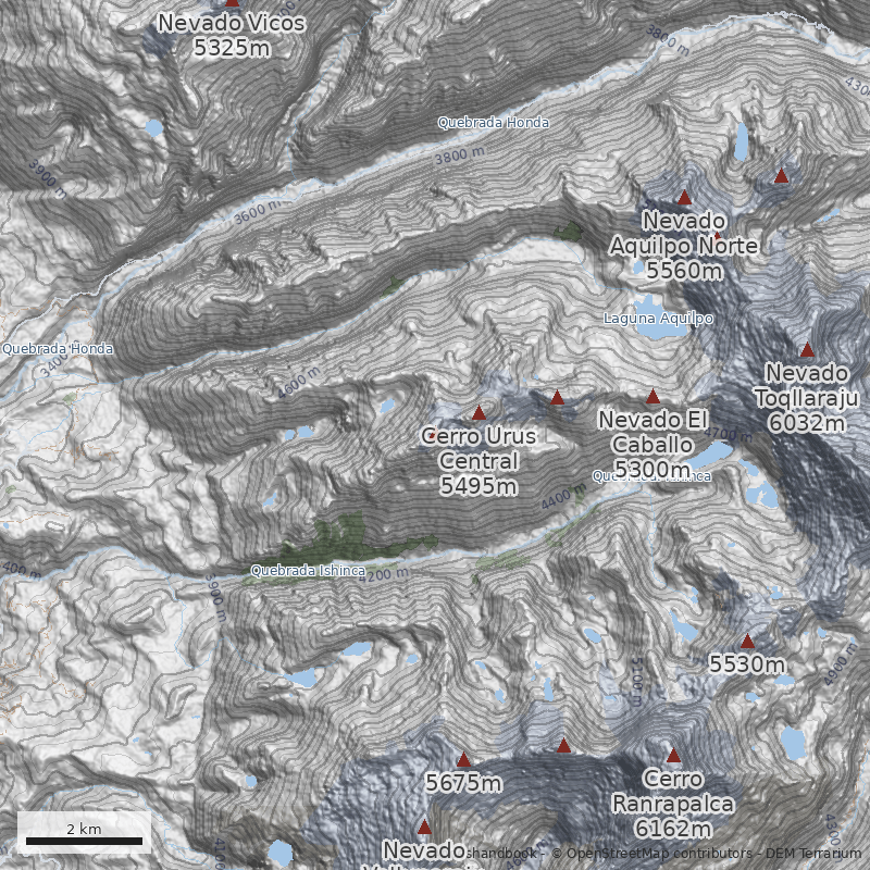 Mapa Arista Este